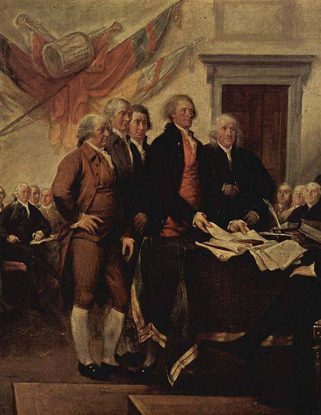 John Trumbull The Declaration of Independence, July 4, 1776 oil painting picture